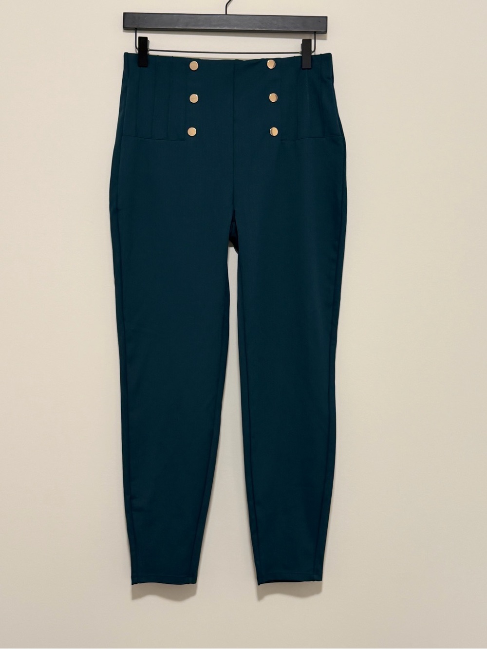 Halara Flex Luxe NWT Size Medium Dark Sea High Waisted Tummy Control Pants - Picture 2 of 7